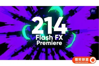 [PR模板]214个手绘魔法能量电流爆炸闪电火花MG动画 Flash Fx Pre