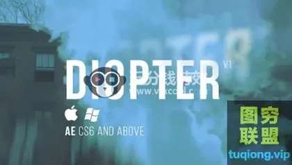 [AE插件]光线折射模糊朦胧效果 Diopter V1.03 Mac/Win破解版