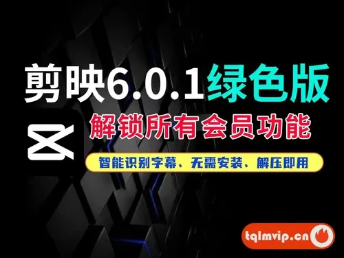 剪映专业版v6.0.1!无需VIP,全部免费使用!支持win版