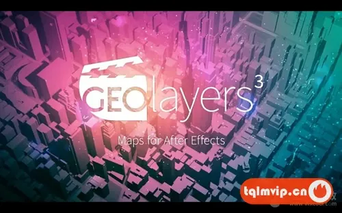 [AE脚本]世界地图任意位置路径展示动画 GEOlayers 3 v1.11.1