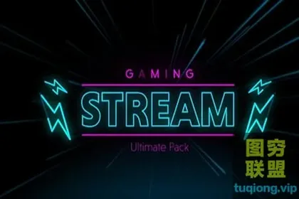[AE/PR模板]网游3A大作游戏社交文字标题包装动画 Stream Gaming