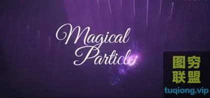 [AE插件] 魔法圣诞节粒子文字标题动画 TypeX Magical Parti