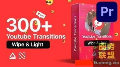 [PR预设][Premiere转场] 300+网络视频包装摄像机特效无缝转场PR模板- Yo