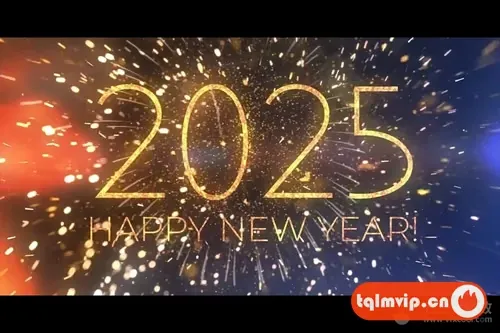 [AE模板]2025新年春节时钟倒计时AE模板片头 New Year Countdown 2025