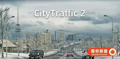 [3DS MAX插件]3DS MAX城市交通流量模拟插件 打造逼真车辆行驶动画CityTraffic