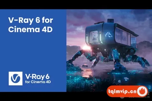 [C4D插件]C4D Vray高级渲染器插件 V-Ray 6.20.05 for Cinema 4D R21-2025 Win