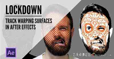 物体表面跟踪特效合成高级AE插件 Lockdown v1.5.4 Win中文汉化版