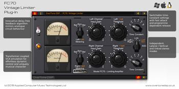 复古限制器 OverTone DSP FC70 v3.0.0 WiN , MacOSX