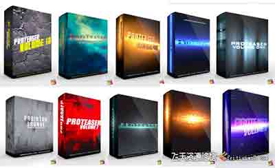 Pixel Film Studios –FCPX史诗电影预告片标题字幕插件10套合集