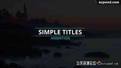 PR模板 10组简单字幕标题文字动画Pr模板 Motion titles