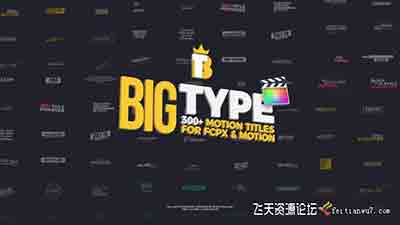 FCPX插件-300个现代创意迷你简洁企业商务故障干扰文字标题