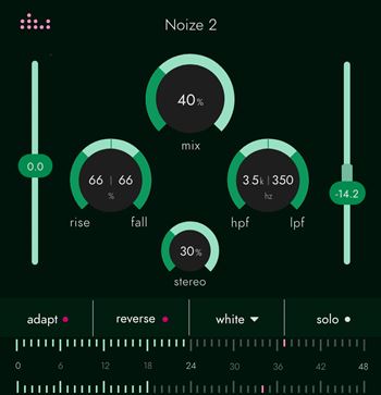 自适应噪声生成,降噪插件 Denise Noize 2 v1.1 WiN MacOSX