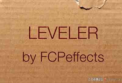 视频图像画面水平矫正工具 FCPEffects Leveler