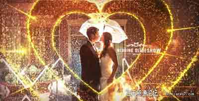 浪漫爱心婚礼视差图片相册片头 Wedding Romantic Parallax.