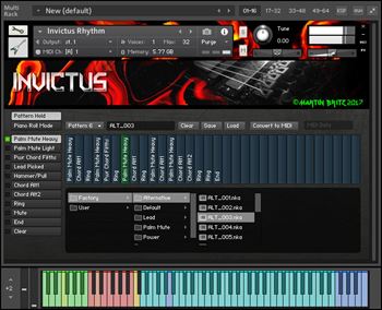Martin Britz Invictus Guitar KONTAKT 重金属电吉他乐句