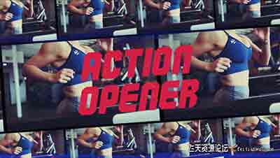 PR模板:健身文字Premiere Pro模板 Extreme Trailer-Premiere Pro Templa
