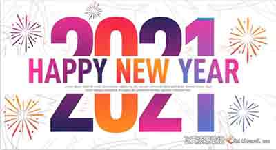 PR模板-12组现代设计新年快乐文字标题动画 Modern New Year Typography
