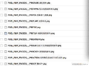 Final Cut Pro X Pixel Film Studios-Plugins 43个插件合集