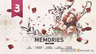 浪漫婚礼相册回忆照片包装片头 Romantic Wedding Memories Slidesho