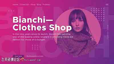 PR预设模板-网络商品时尚包装宣传 Fashion Shop