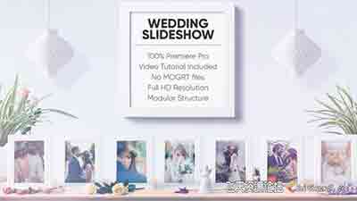 PR模板-实拍桌面相册照片婚礼开场 Wedding Slideshow