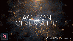 PR预设-史诗爆炸流体粒子演绎动作电影预告片标题模板预设