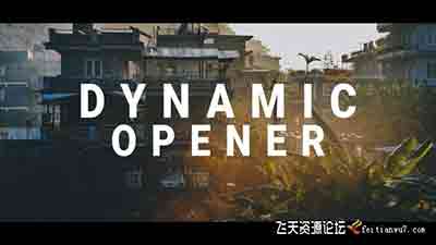 PR预设-文字图片快闪片头 Dynamic Motion Opener
