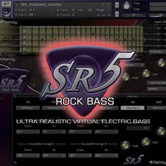顶级摇滚贝司音源 Prominy SR5 Rock Bass KONTAKT 2DVD