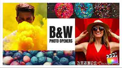 FCPX插件-10组图片Logo切换快速展示动画 Photo Openers – Logo Reveal