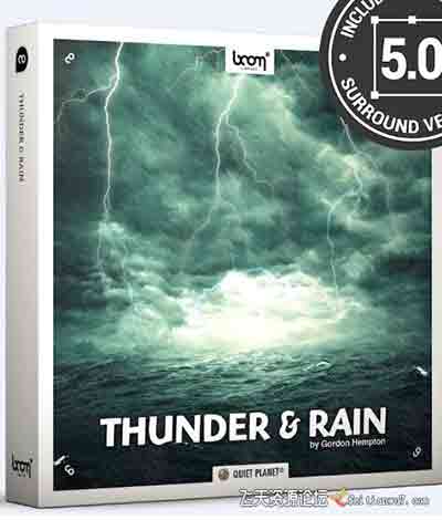 Boom Library-66组打雷下雨狂风闪电暴雨环境环绕立体声音效-视频/音效素材
