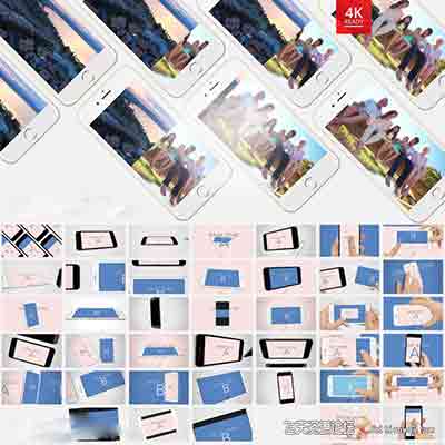 FCPX插件50组iPhone苹果手机平板切换视频转场插件 mTransition M…