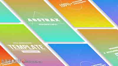 文字排版标题动画PR预设-Abstrax Titles MOGRT