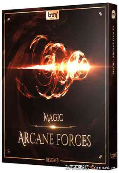 Boom Library-制作神秘魔术动作能量冲击波特效音效Arcane Forces第一套-视频/音效素材