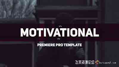 PR模板-体育视频宣传片头 Sport Motivational Opener