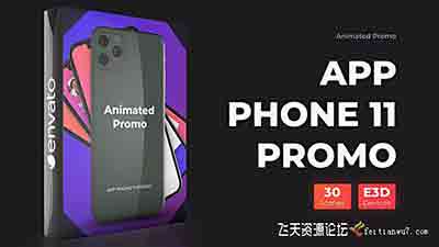 iPhone 11 Pro MAX苹果手机APP宣传展示动画片头 Phone 11 Pro Max