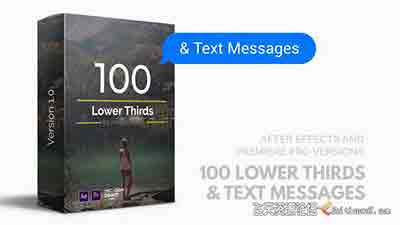 PR预设-100组文字标题字幕条动画 100 Lower Thirds and Messages