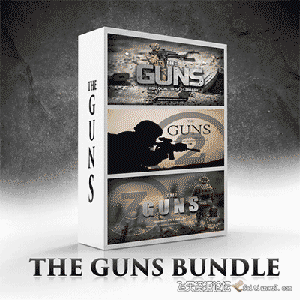 GUNS BUNDLE-多样化枪支武器发出的声音音效素材-视频/音效素材