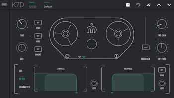 老式磁带延迟效果插件 Imaginando K7D v1.2.0 WiN