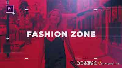 时尚视频包装片头PR模板-Fashion Zone