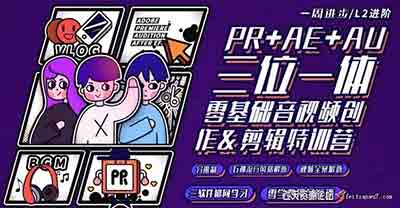 PR视频创作剪辑进阶训练营