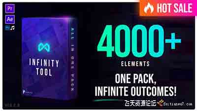 AE+PR脚本-4000组文字标题排版场景图表背景指示线图形工具包
