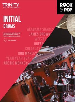 最新版英国圣三一架子鼓教材TRINITY ROCK & POP  DRUMS_PDF电子版+音频