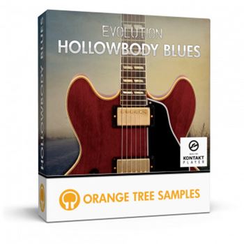 经典半空心电吉他 Orange Tree Samples Evolution Hollowbody Blues KONTAKT