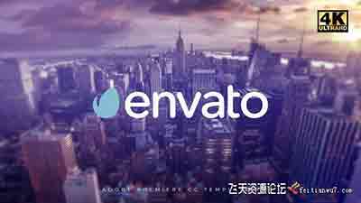 PR模板-破碎翻转Logo动画 Logo Identity Premiere Pro