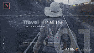 PR模板-极简风格色彩缤纷效果快乐假期动感旅行视频相册