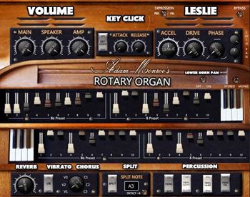Adam Monroe Music Rotary Organ v2.5 WiN , MacOSX