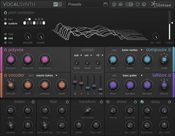 人声合成器 iZotope VocalSynth v1.00 WiN MacOSX