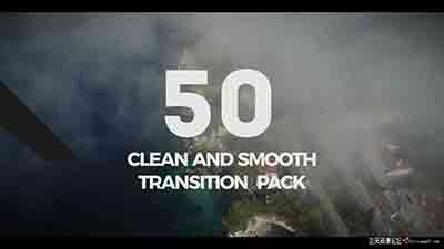 PR模板-50组图形动画视频转场 50 Clean Transition Pack – Premiere