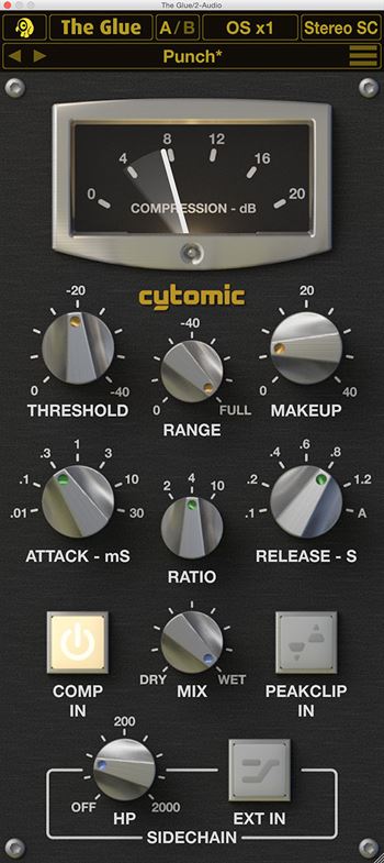 高品质模拟建模压缩器 Cytomic The Glue v1.5.0 WiN
