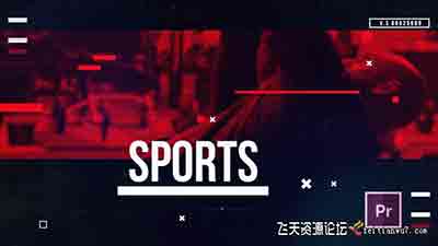 动感体育视频包装片头PR模板-Dynamic Sports Opener